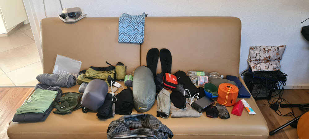 Für 25 Tage Ausrüstung 