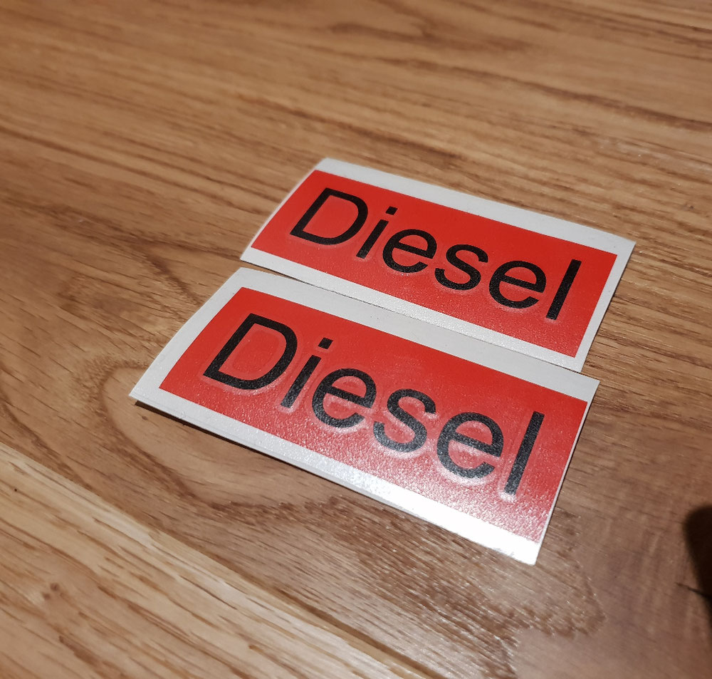 Diesel Aufkleber