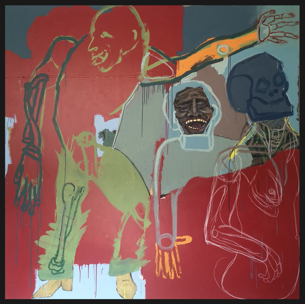 'Surgery' - Acrylic on linen canvas - 200x200cm - 2020 