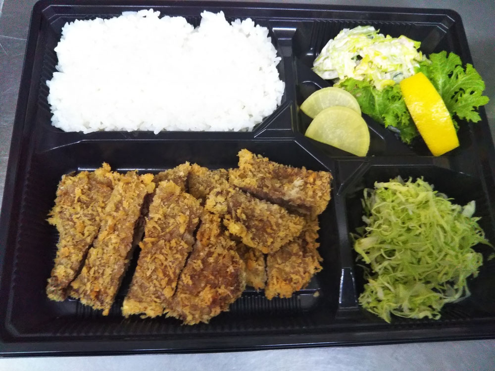 ビフカツ弁当、単品のご注文も承ります✨