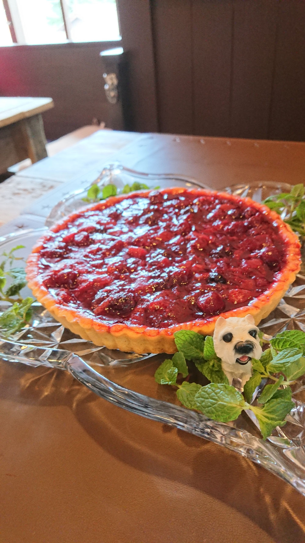 ミックスベリーのチーズタルト