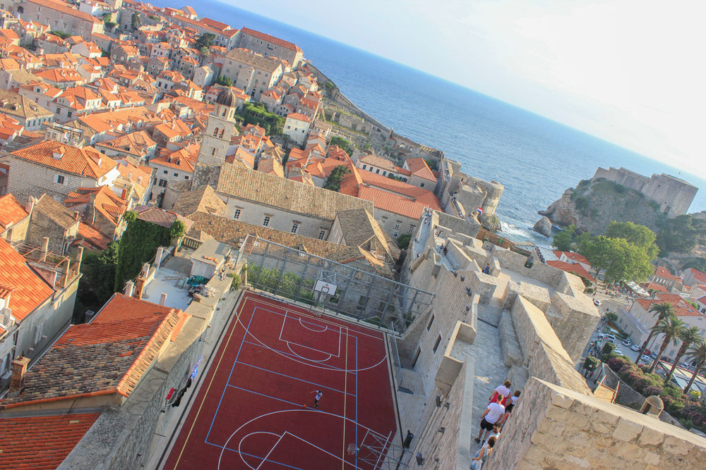 View townwalls Dubrovnik