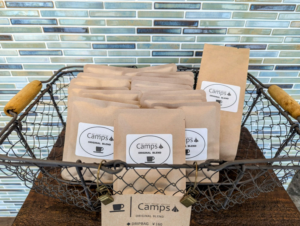 オリジナルコーヒーも販売しております☕