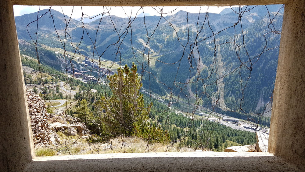 Fort auf dem Col de la Lombarde