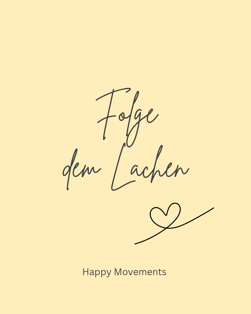 Folge dem Lachen