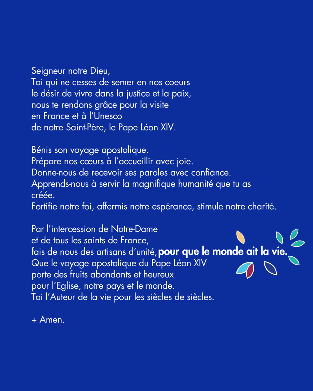 Préparons- nous à accueillir le Saint Père !