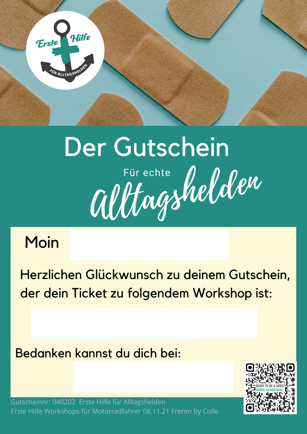 Gutschein: "Autsch"