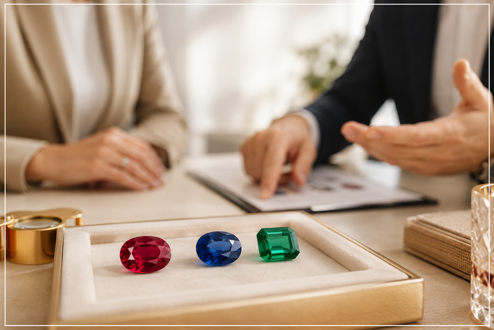 Farbedelsteine in Investment-Qualität – Rubin, Saphir, Smaragd und Tansanit