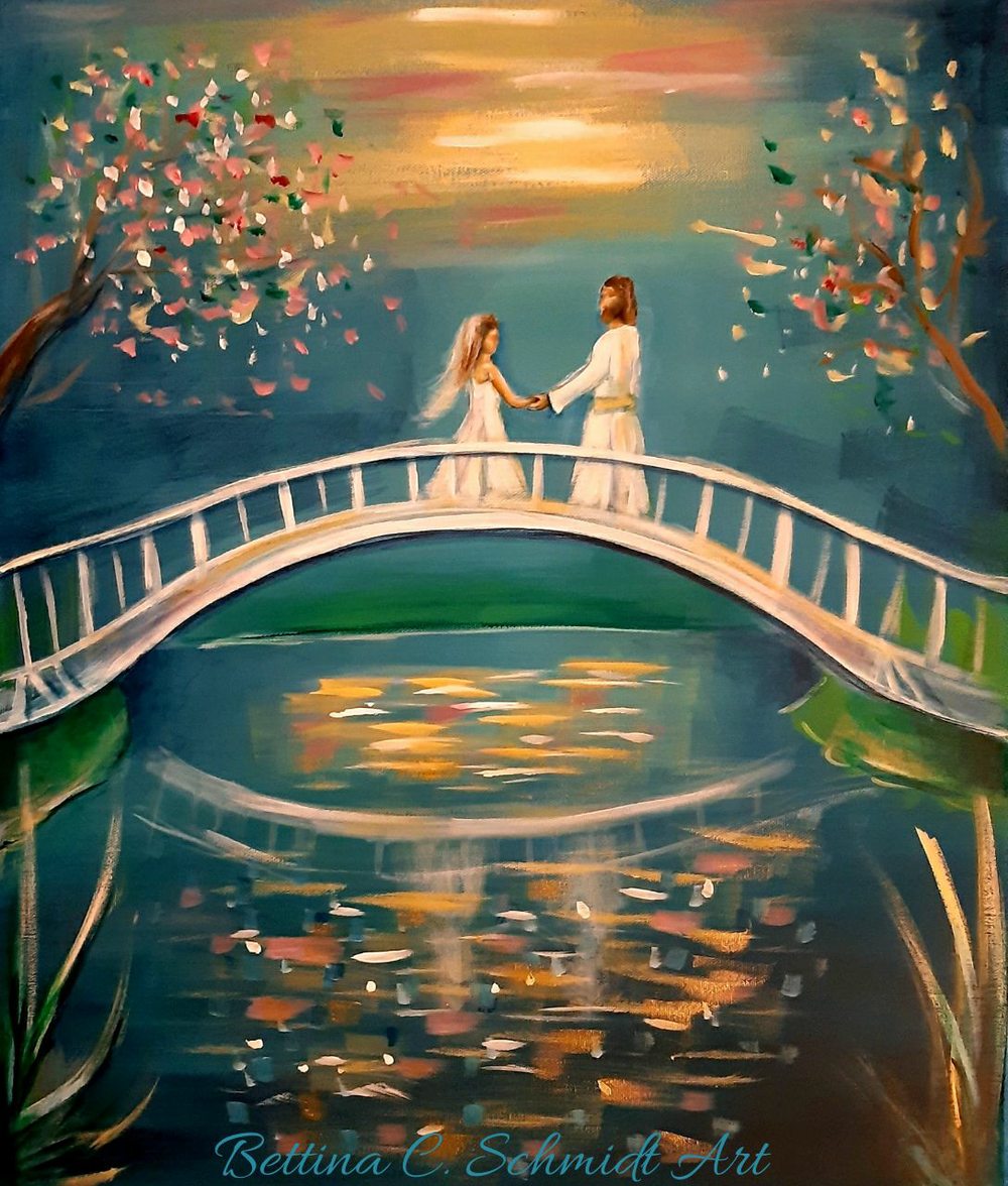 Frühlingserwachen. Acryl auf Leinwand 50x60 cm