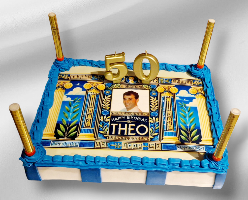 Griechischer Olymp Foto Torte