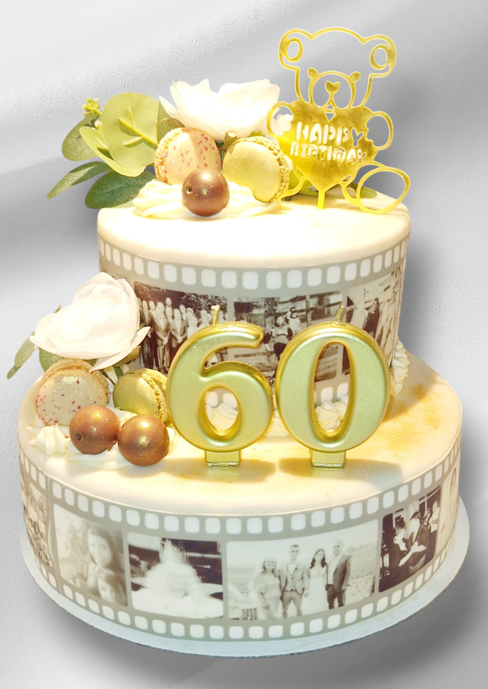 Filmstreifen Foto Torte
