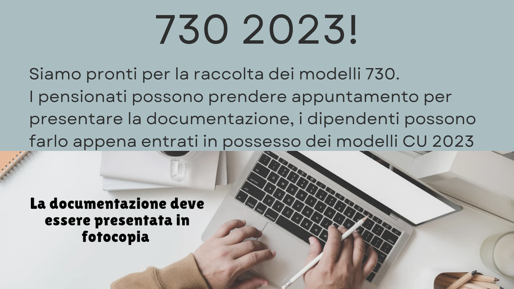 Campagna Fiscale 2023- clicca e scarica l'elenco dei documenti 