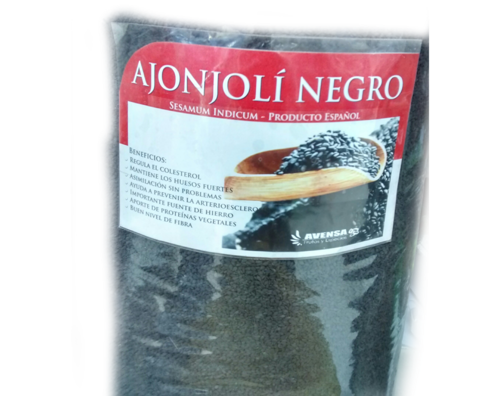 AJONJOLI NEGRO x 01 kl. S/.22.00 soles.