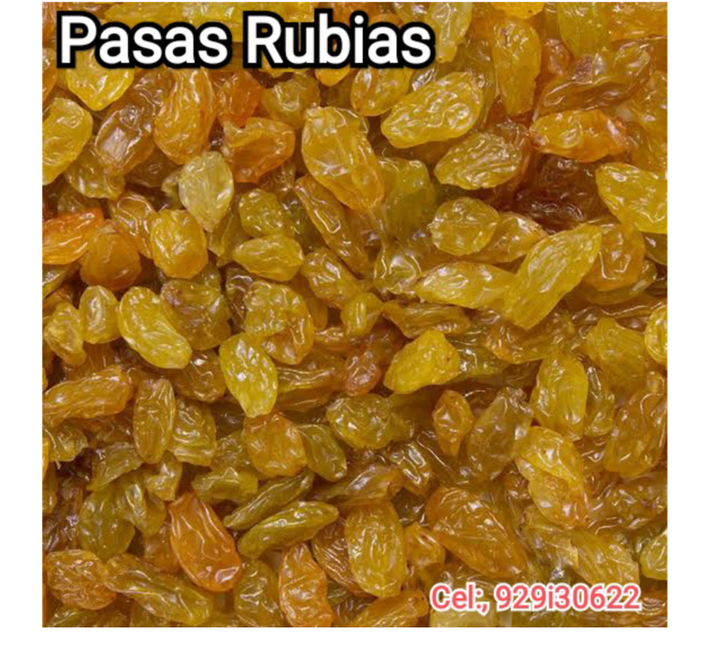 PASAS RUBIAS DE 01 KILO S/.25.00...........PRECIO DE VENTA S/.30.00