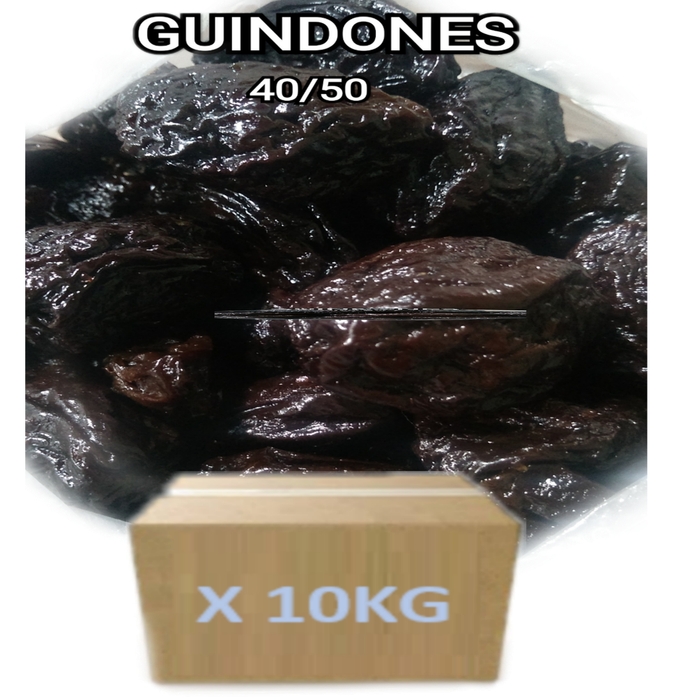 GUINDONES 40/50 CAJA x 10 KILOS CON PEPA S/.240 .00