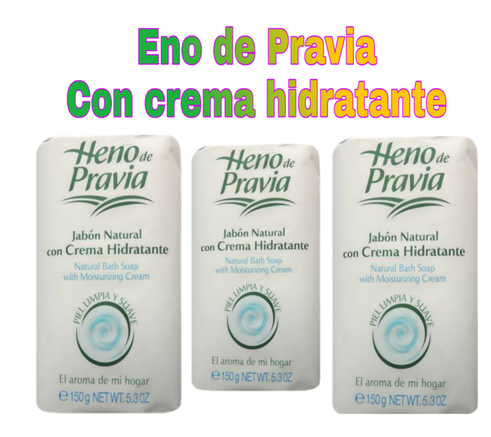 ENO DE PRAVIA JABÓN NATURAL CON CREMA HUMETANTE x 12 S/.            x 06 S/.