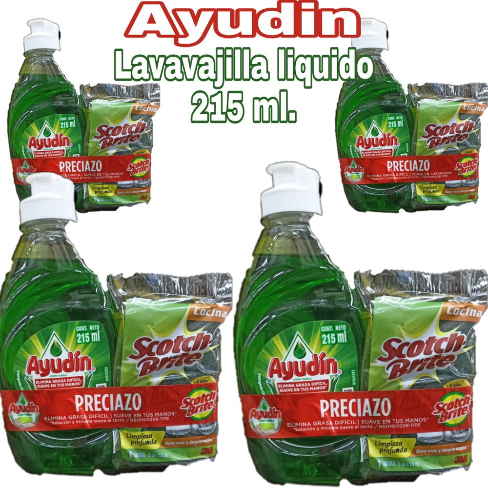 AYUDIN LIQUIDO 215 ML. x 12 S/.