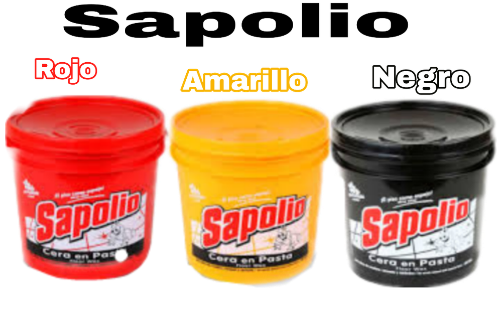 SAPOLIO PASTA 4 KILOS:ROJO| AMARILLA|NEGRO             x 01 S/.