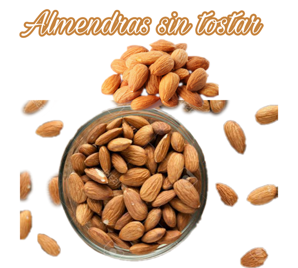 ALMENDRAS SIN TOSTAR x 01 kilo S/. 38.00