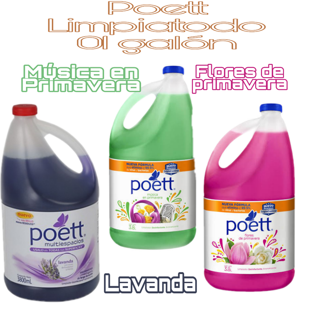 POETT LIMPIADOR 01 GALÓN x 01 S/.