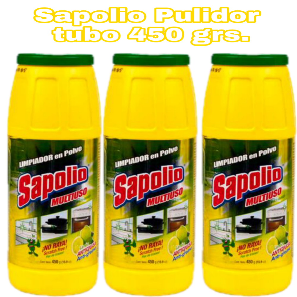 SAPOLIO PULIDOR COCINA UTENSILIOS TUBO 450 grs. x 12 S/.