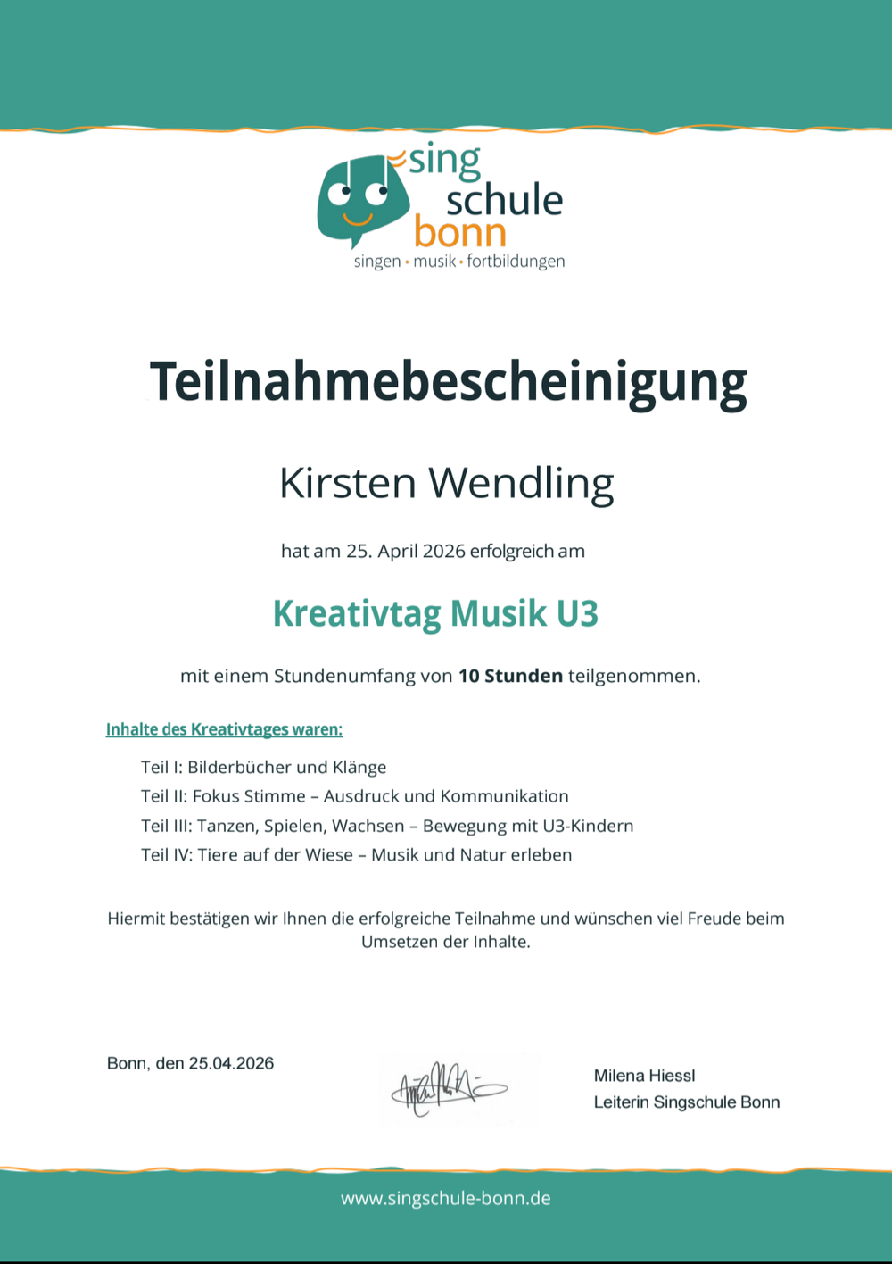 Kreativtag Musik