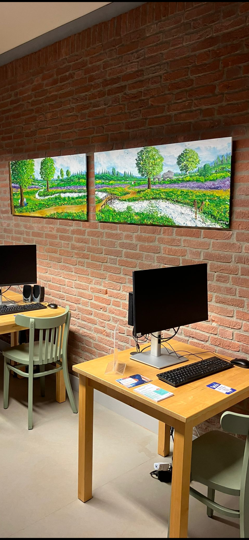 Schilderij voor Bibliotheek Gieten