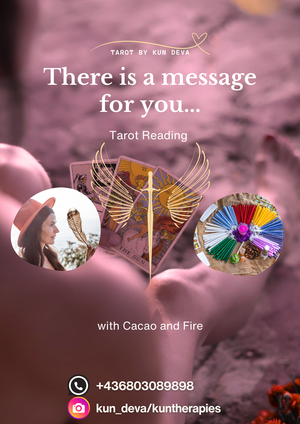 Tarot Readings with Cacao, Fire, Henna