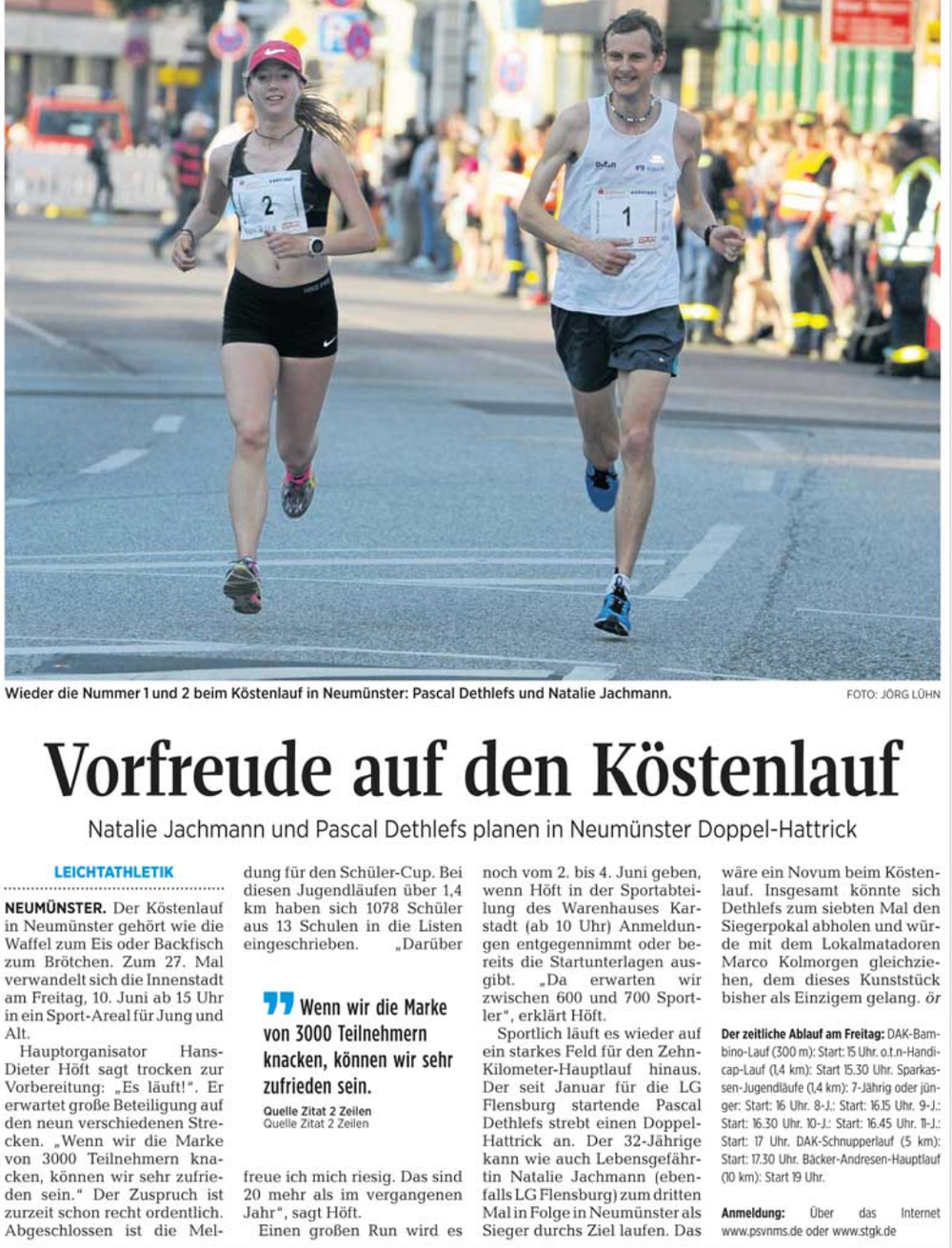 Vorbericht HolstenköstenLauf
