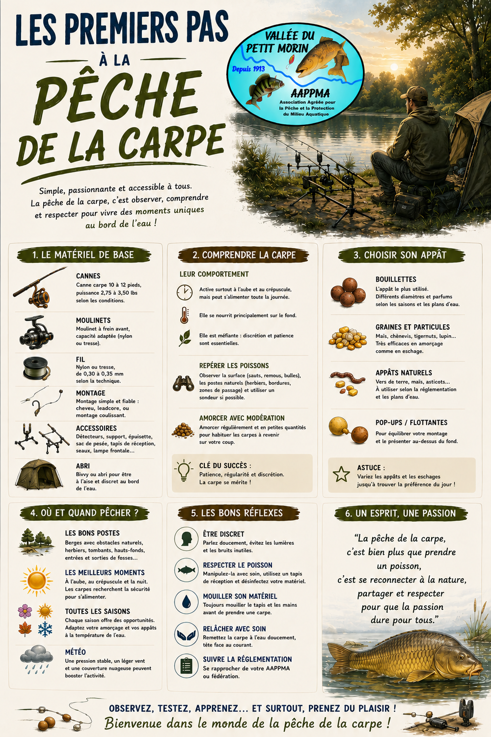 Fiche pêche de la carpe 
