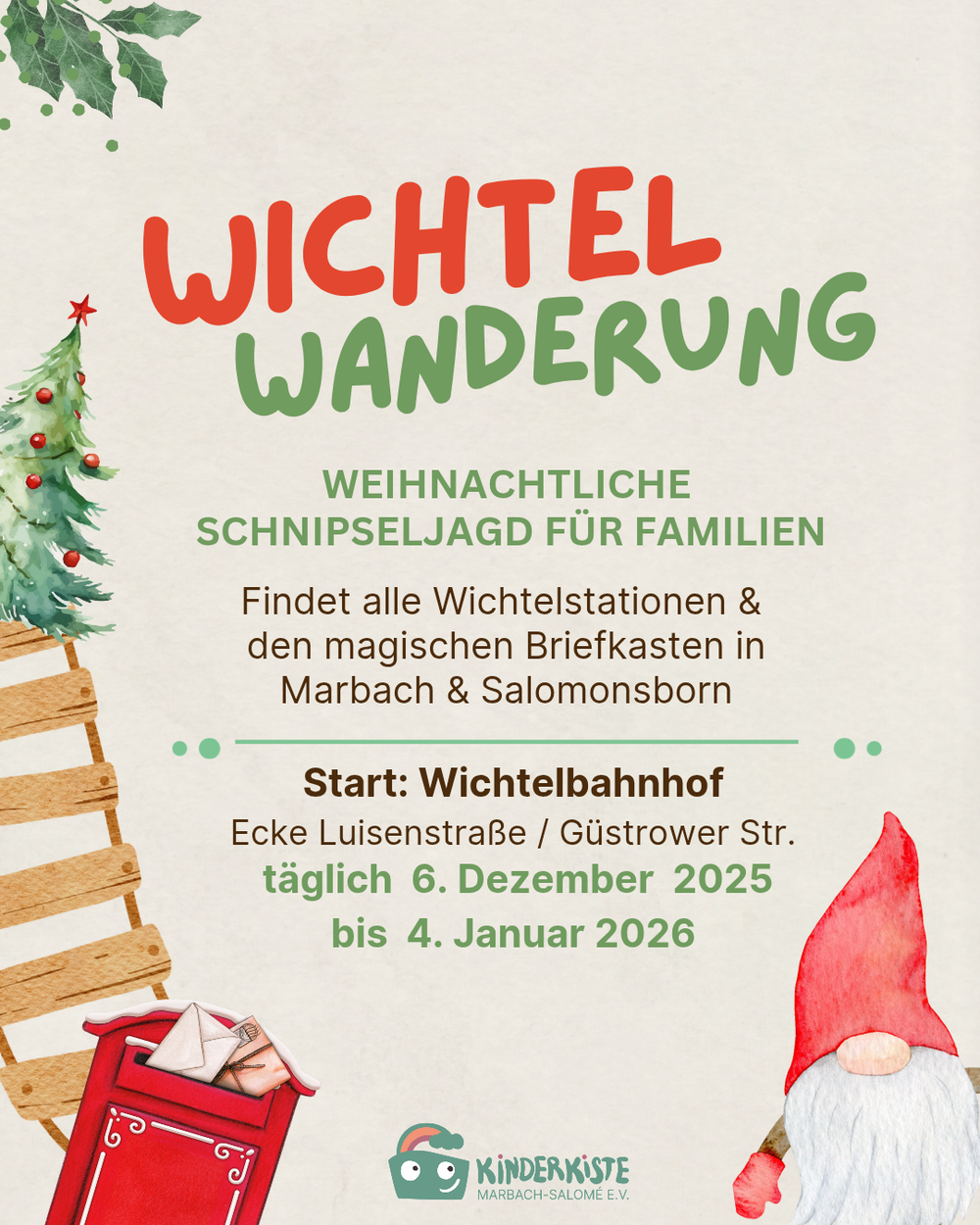 Wichtelwanderung Erfurt Marbach 2025
