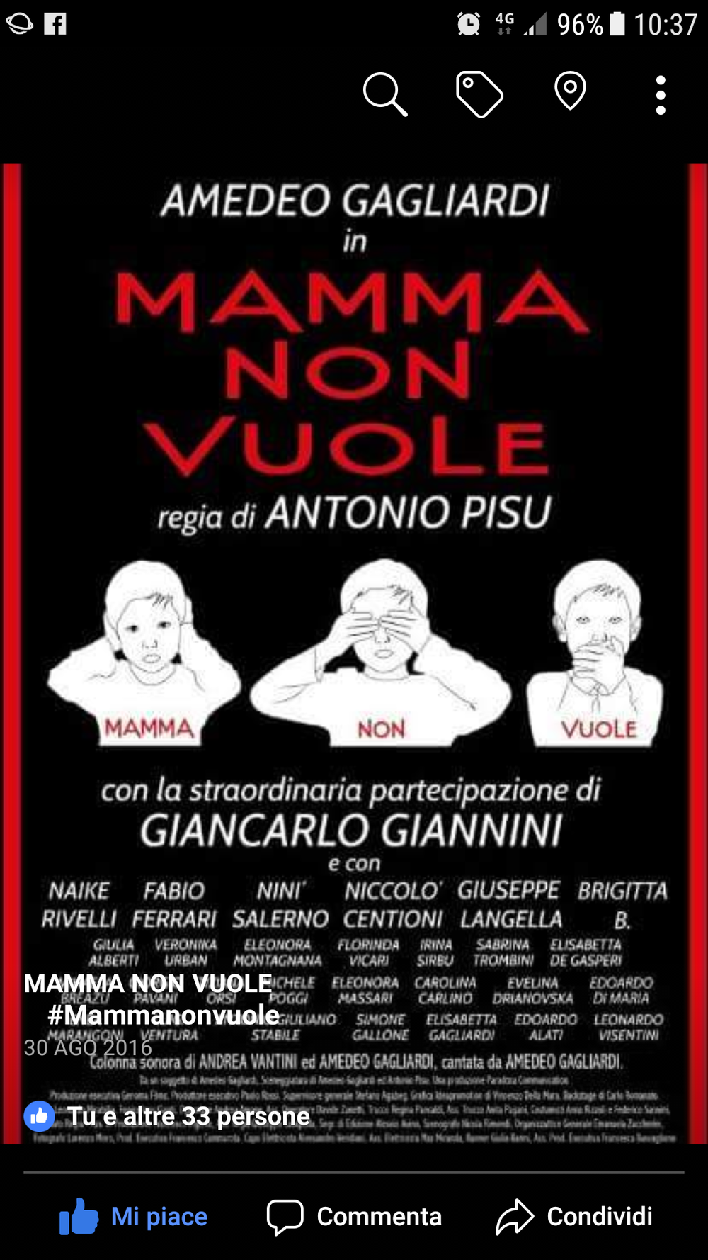 Locandina del film "Mamma non vuole"