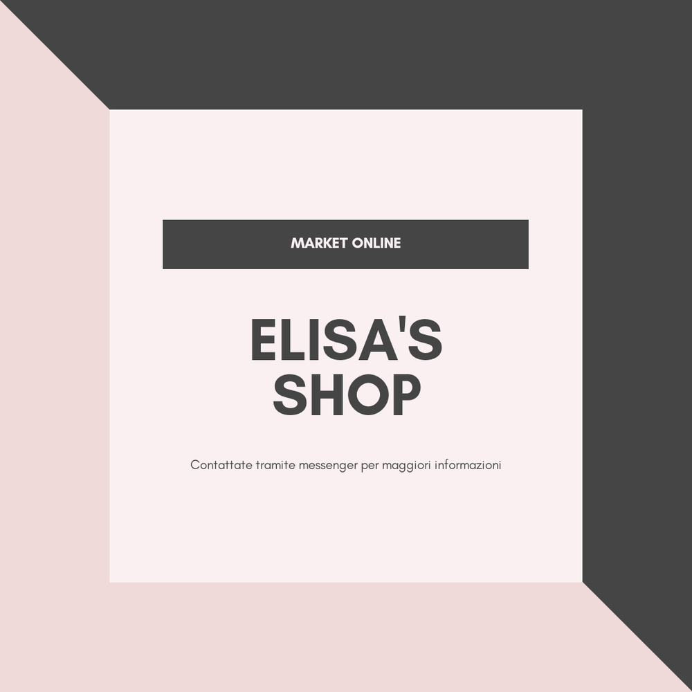 Benvenuti su elisasshop!