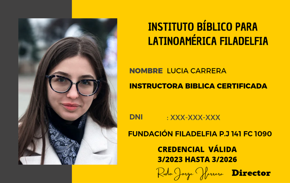 Instructor bíblico certificado 