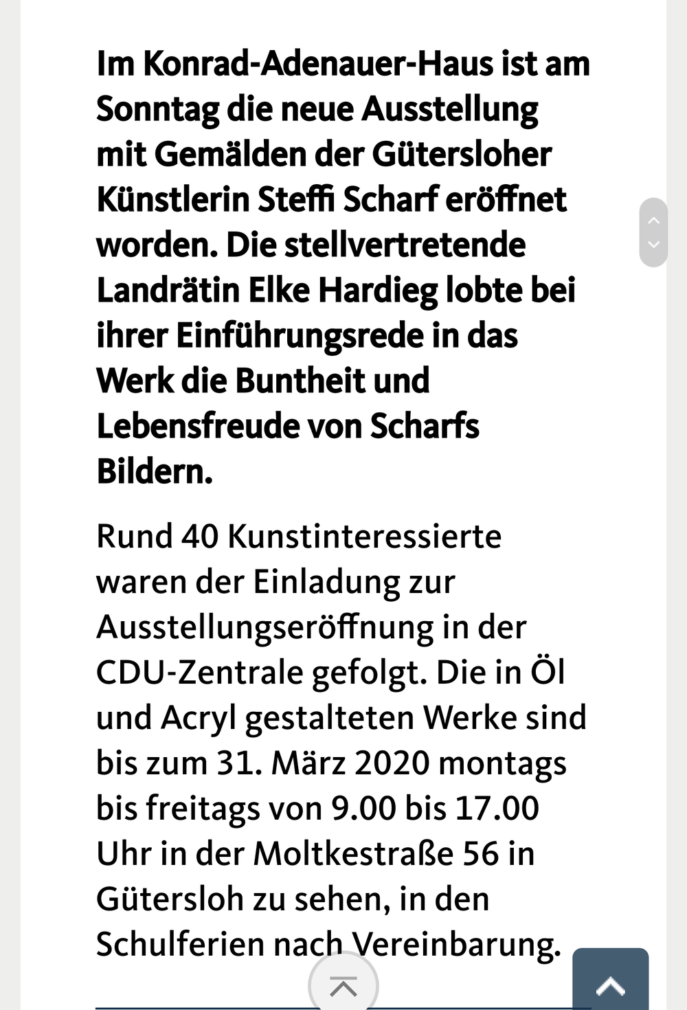Tolle Vernissage gestern  :))