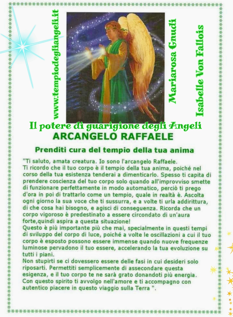 Preghiera Arcangelo Raffaele