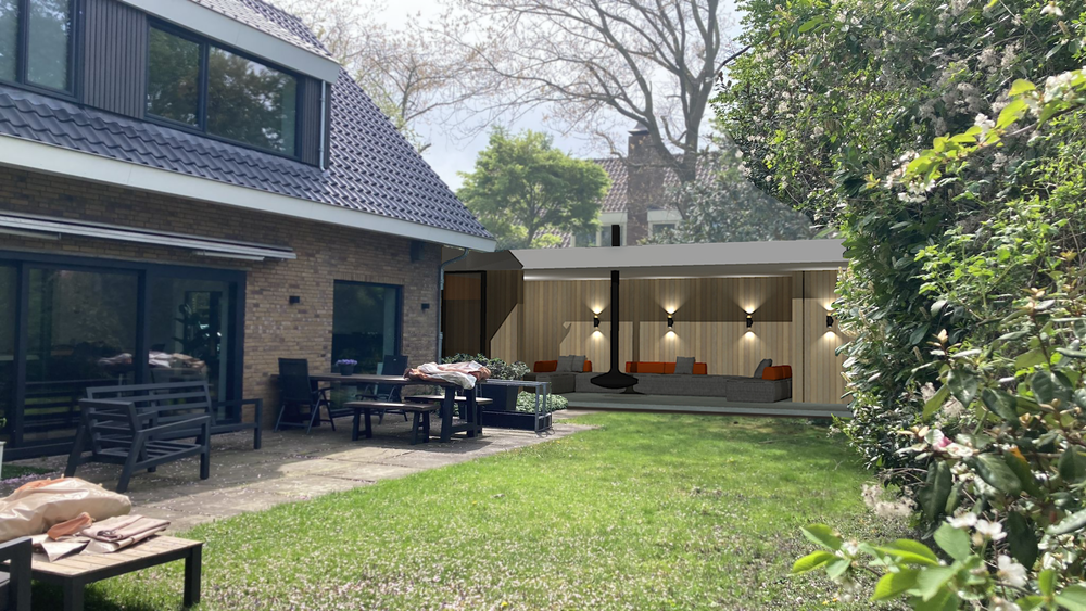 Ontwerp voor een nieuwe luxe tuinkamer