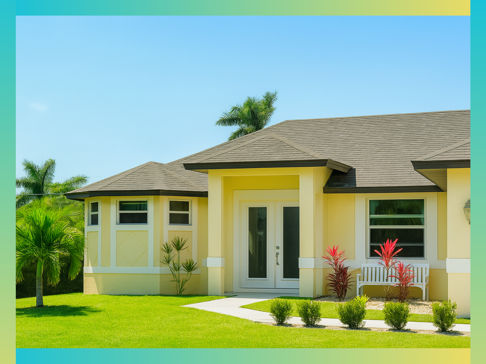 Bonita Beach Villa front yard