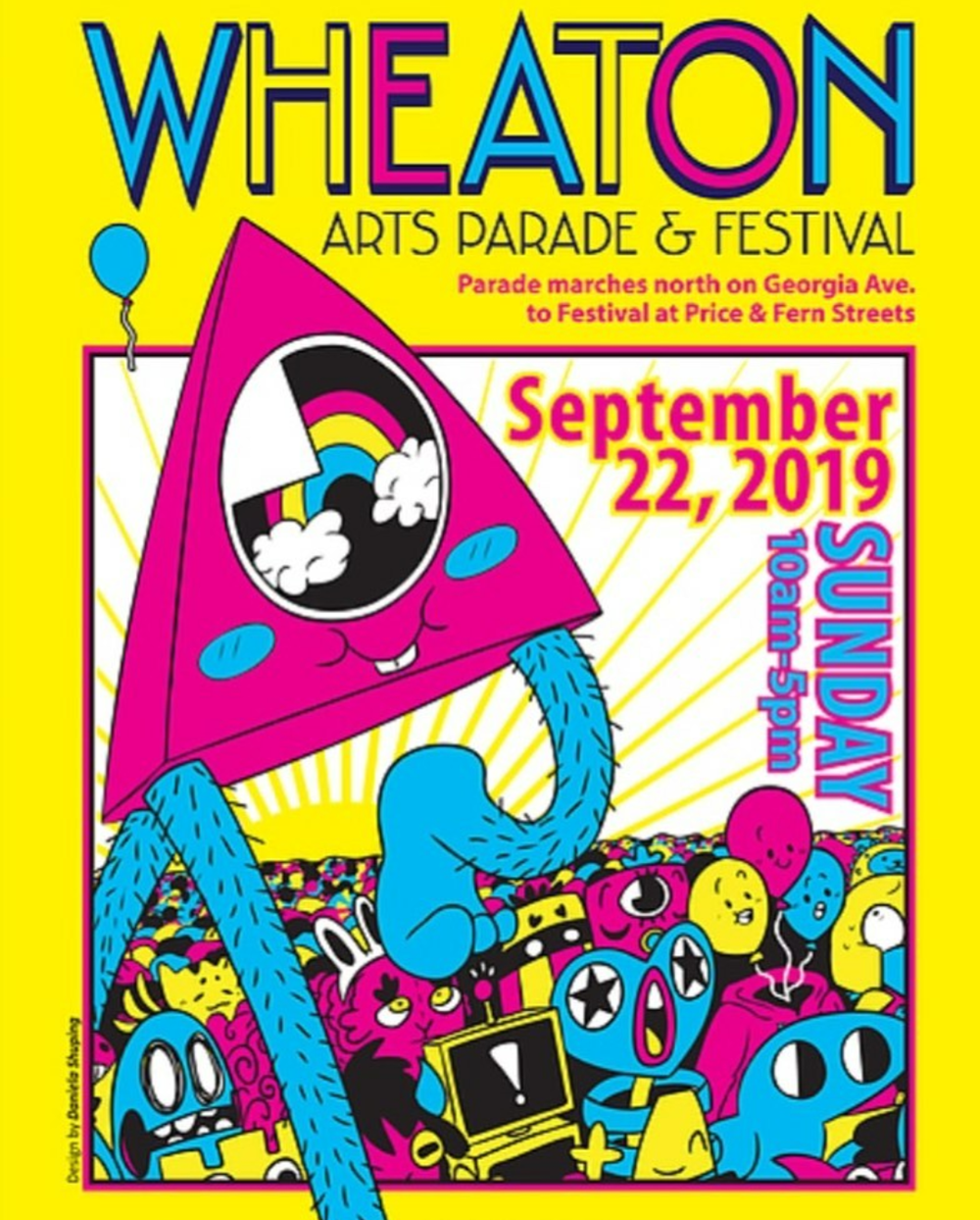 Wheaton Arts Parade and Festival is this Sunday, September 22, 2019. 