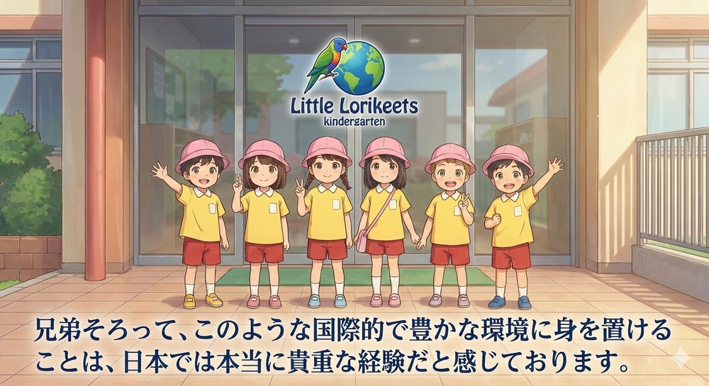兄弟そろって、このような国際的で豊かな環境に身を置けることは、日本では本当に貴重な経験だと感じております。