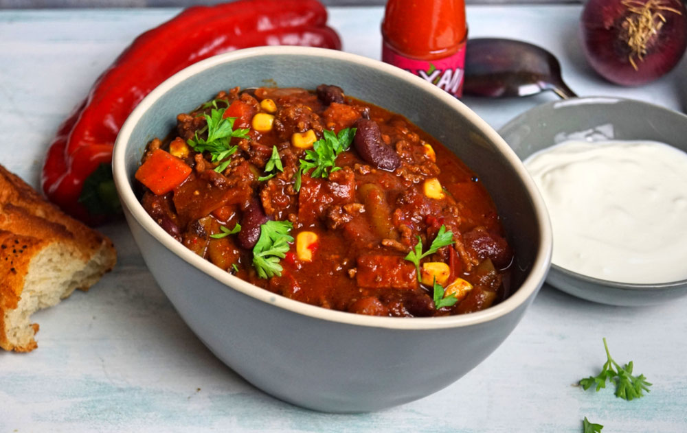 All you need is im Juli Chili con Carne zimtkringel about food
