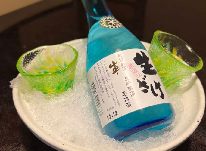 Local sake at Tsubakiya Takayama