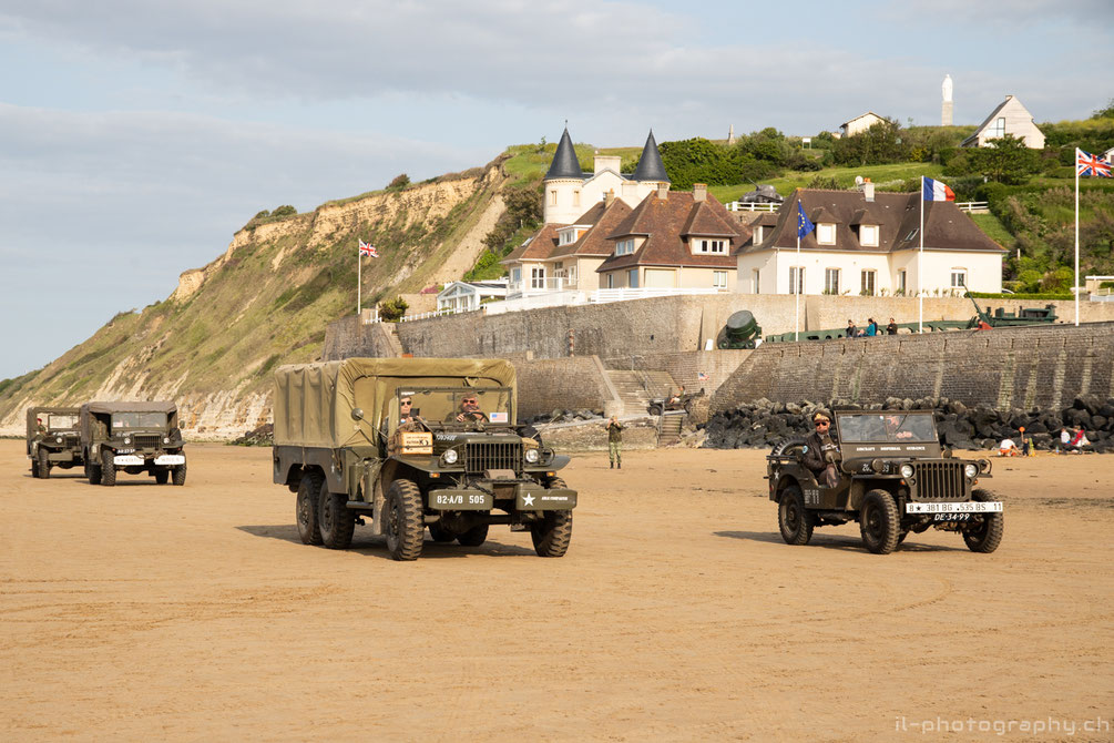 wwii d-day event in the normandie at arromanche