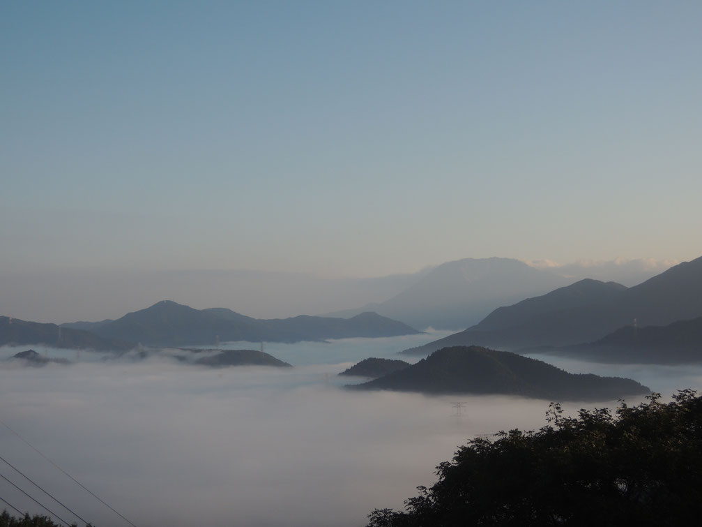 2020年10月、明智峠からの雲海