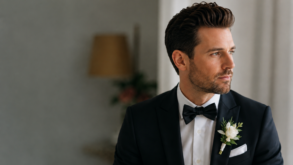 Coiffure marié : les tendances et conseils pour être élégant le jour du mariage - Crédit photo : Tous droits réservés