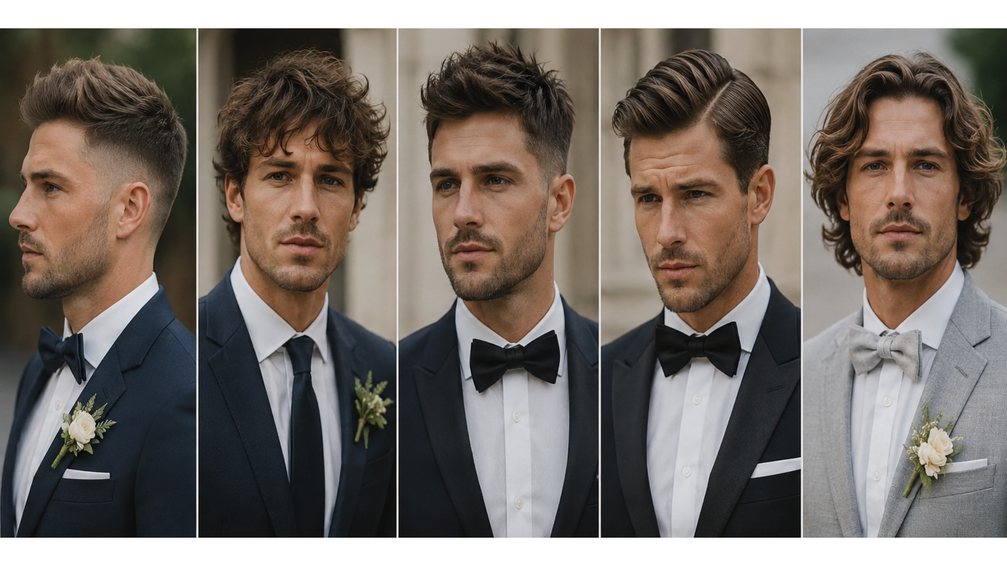 Coiffure marié : les tendances et conseils pour être élégant le jour du mariage - Crédit photo : Tous droits réservés