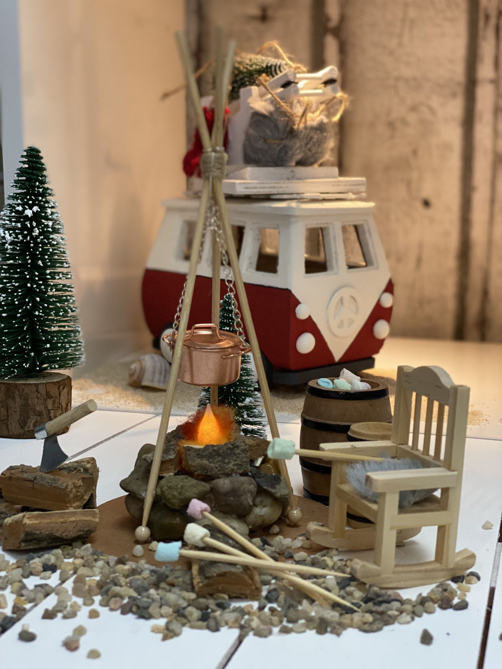 DIY Anleitung Lagerfeuer für den Wichtel - Basteln & Dekorieren