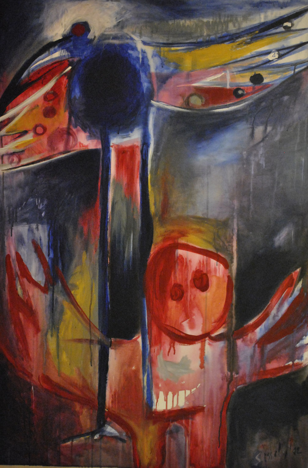 Blue Bird, Red Boy... Selected for the Spring Salon, Argentinian Society of Plastic Artists, SAAP, 2012