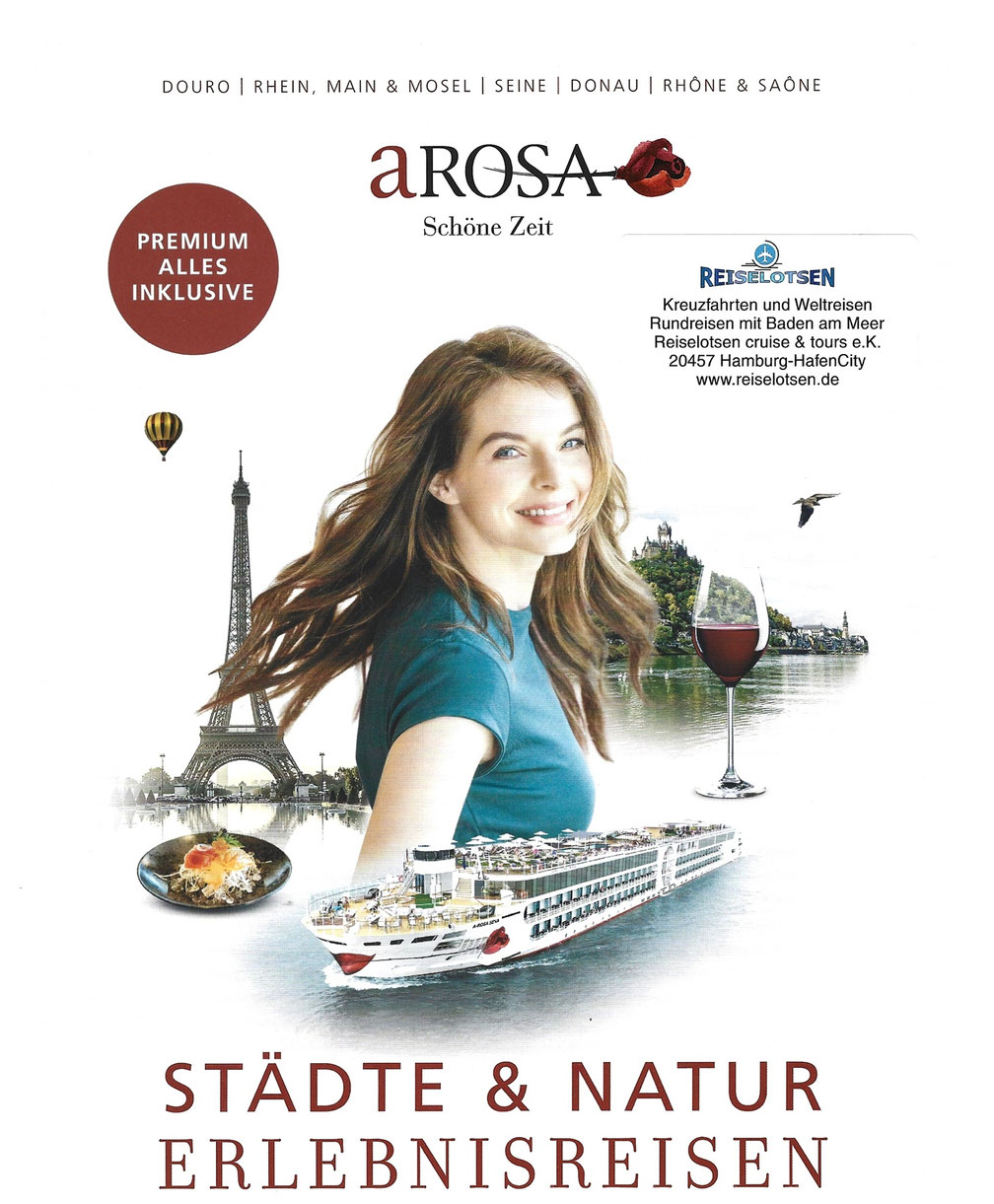 A-Rosa Flusskreuzfahrten 2025 mit neuer Donaureise 9 Nächte, A-Rosa Rheinfahrten ab Frankfurt, Frankreich & Portugal Flussreisen auf dem Douro 2025 mit Flug