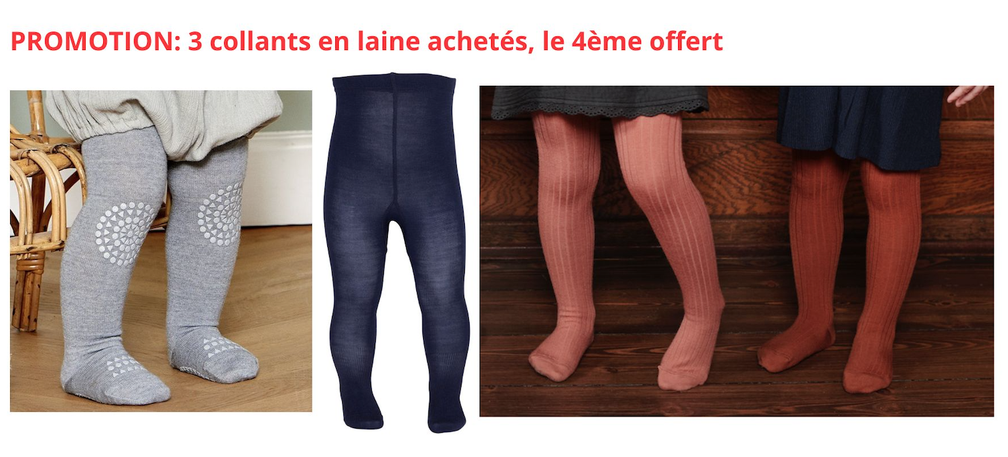 collant en laine bébé enfant